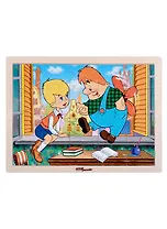 Пазл из дерева "Карлсон" (Любимые мультфильмы)