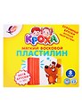Пластилин восковой мягкий "Кроха", 240 грамм, 8 цветов