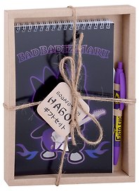 Набор канцелярский «Bad Badtz Maru» (ручка шариковая автоматическая, блокнот А5 60 листов), в подарочной упаковке,