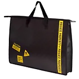 Папка для чертежей и рисунков А3 "ЧАСТНАЯ СОБСТВЕННОСТЬ" 45*33*9см, внутр.ПВХ карман, дно с расширением, текст.ручки, УФ-печать