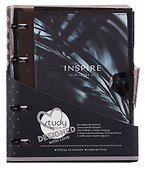 Тетрадь на кольцах «Inspire. Черный» 120 листов в клетку, сменный блок - Infolio - 0