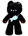 Мягкая игрушка Котик (40см) (с сумкой) (черный) (12-202511-MN6-06)