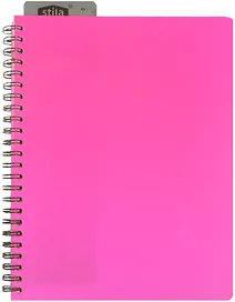 Тетрадь общая «Neon pink», 96 листов в клетку, А5 - Stila