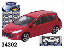 Машинка Peugeot 308SW (1:43) (34302) (коробка)