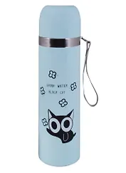 Термос Коты с глазками (500мл) (металл)