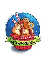 Вкусный блокнот: Капкейк