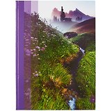 Книга для записей А4 160л кл. "Sunrise" тв.переплет, мат.ламинация