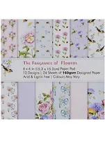 Набор бумаги для скрапбукинга, 15*15см, 24 листа, 12 дизайнов The Fragrance of flowers (11-4) (1