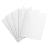 Пенокартон 5шт 30*40см, толщина 5мм, белый, Brauberg