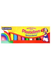 Пластилин 12цв 180гр к/к., Centropen