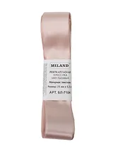 Лента упаковочная атласная Классика, 25 мм х 5,5 м, пудровый БЛ-7104