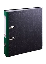 Папка архивная 50мм А4 син."мрамор", картон, металл.окант.