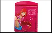 Расческа для волос с зеркальцем, ARICAN, Winx Club, (арт. 10913)