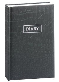 Ежедневник недатированный «Leather. Black» А5, чёрный, 128 листов, Listoff