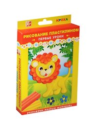 Набор для рисования пластилином Львенок 6цв. 24С 1493-08