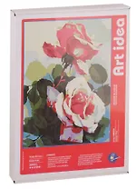 Картина по номерам, Розы (холст на картоне, 21х29,7 см.) (коробка) (ФР-00001156)