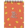 Скетчбук А5 45л "Fruits" 190г/м2, тв. обложка, спираль