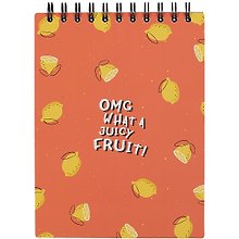 Скетчбук А5 45л "Fruits" 190г/м2, тв. обложка, спираль
