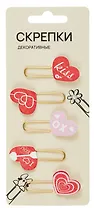Декоративные скрепки Сердечки