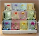 Сувенир Цветок Август стекло