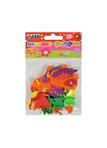 Набор для творчества Arte Nuevo  Веселые фигурки Фигурки-наклейки Попугаи из EVA DT-1017