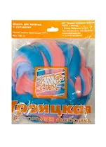 Набор д/творчества ТКФ Гребенная лента полутонкая шерсть 100г мультиколор 6024