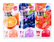 Желе BLIKE Конняку Ассорти (апельсин, клубника, виноград), 60г