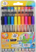 Ручки шариковые Beifa, Neon Color, 10 цветов 1 мм