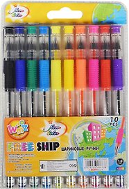 Набор шариковых ручек 10 цветов 1 мм, Neon Color, Beifa