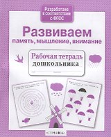 Развиваем память, мышление, внимание. Рабочая тетрадь дошкольника