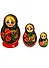 Матрешка 3 предм. "Узор", арт. С-4 (40) - 1
