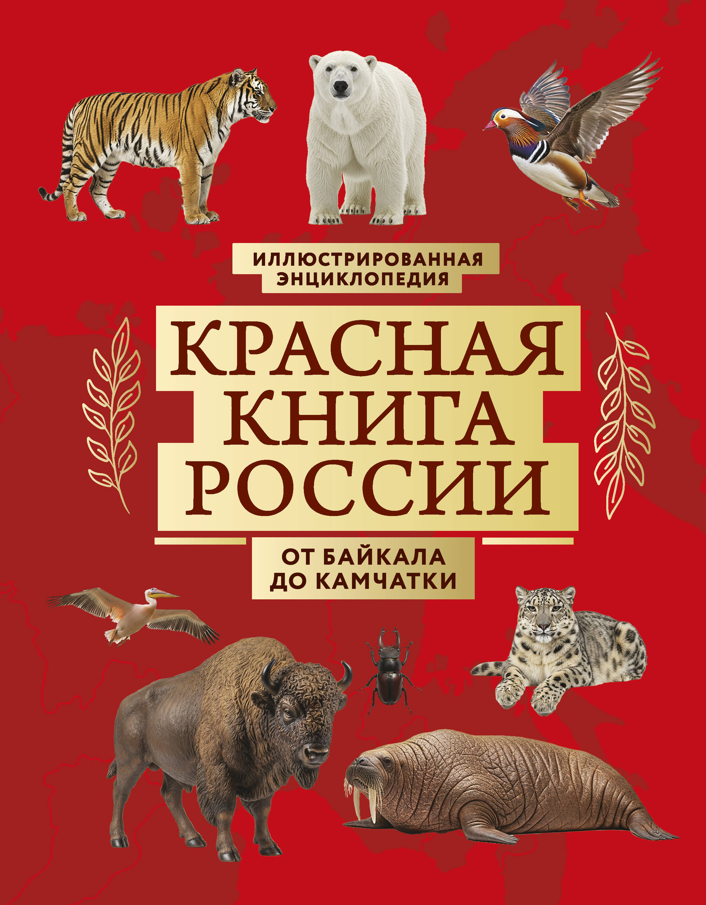 Обложка книги «Красная книга России. От Байкала до Камчатки. Иллюстрированная энциклопедия (48 стр.)»