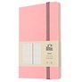 Записная книжка А6- 96л лин. "JOY BOOK. Персиковый пух" 7БЦ, иск.кожа, тонир.форзац, тонир.блок, скругл.углы, сшит.блок, ляссе, резинка, карман на задн.форзаце