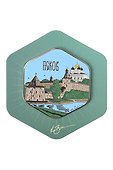 Магнит Кремль 1 (Псков) (пск 102) - 0