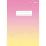 Тетрадь в клетку Listoff, "Яркий градиент", 120 листов