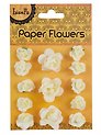 Набор для творчества. Цветы "Paper Flower", 3 больших + 10 маленьких, молочные и белые