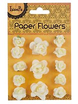 Набор для творчества. Цветы "Paper Flower", 3 больших + 10 маленьких, молочные и белые