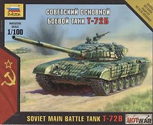 Сборная модель «Советский основной боевой танк Т-72Б», ZVEZDA (7400)
