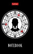 Блокнот А7 48 листов, клетка, "W-wednesday" склейка