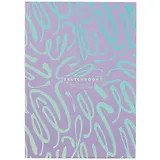 Скетчбук А5 100л "Lilac sketch" белый офсет, 100г/м2, выб. лак, вердый переплет