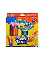 Карандаши цветные Colorino, Kids Jumbo, 12 цветов