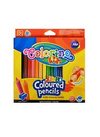 Карандаши цветные «Kids Jumbo», Colorino, 12 цветов
