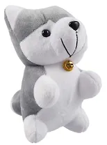 Мягкая игрушка Собака-хаски (11094800) серый