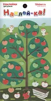 Наклейка декоративная фетровая 1 Яблоня 1 (95*185) (Наклей-ка) (3+) (упаковка)