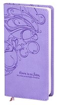 Записная книжка А6- 96л кл. "Fiore" фиолетовая, иск.кожа, двойное ляссе, In Folio