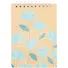 Блокнот А6 100л кл. "Pastel", голубые цветы, мягк.переплет, ламинация, спираль - 0