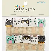 Прищепки ГМ коты 2 (108)