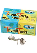 Кнопки силовые 100шт металл, к/к, CENTRUM