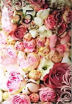 Папка-адрес, "55 лет", А4, ламинированная, в ассортименте