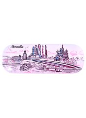 Чехол для очков Москва.Зарядье Москва-сити ХВБ рис. (322-19K42)